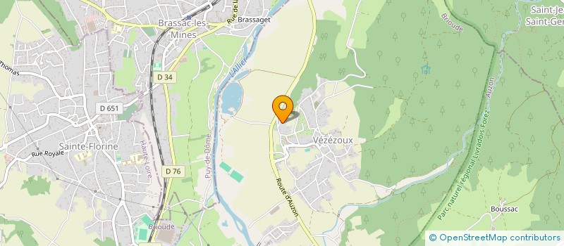 localisation de l'entreprise SOCIETE CIVILE IMMOBILIERE DU COLOMBIER  VEZEZOUX