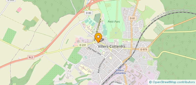 localisation de l'entreprise SOCIETE CIVILE IMMOBILIERE DU COMTE DE VAULT EN ABREVIATION SCI DU COMTE DE VAULT à VILLERS-COTTERETS
