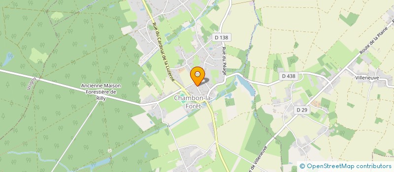 localisation de l'entreprise SOCIETE CIVILE IMMOBILIERE DU DEDADAAUV à CHAMBON-LA-FORET
