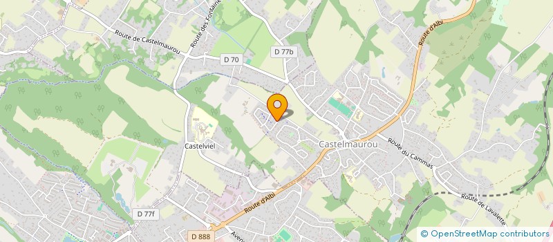 localisation de l'entreprise SOCIETE CIVILE IMMOBILIERE DU DOMAINE DE BOURNAC  CASTELMAUROU