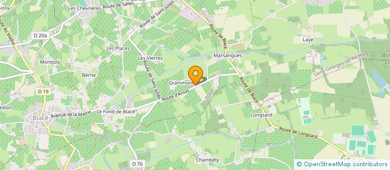 localisation de l'entreprise SOCIETE CIVILE IMMOBILIERE DU DOMAINE DE GRAMMONT  BLACE