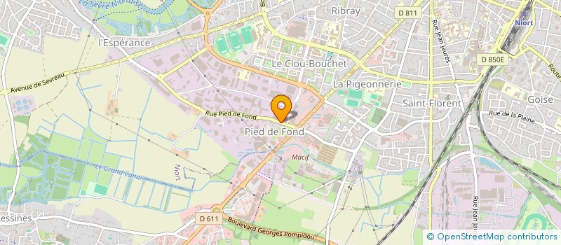 localisation de l'entreprise SOCIETE CIVILE IMMOBILIERE DU GRAND FEU à NIORT