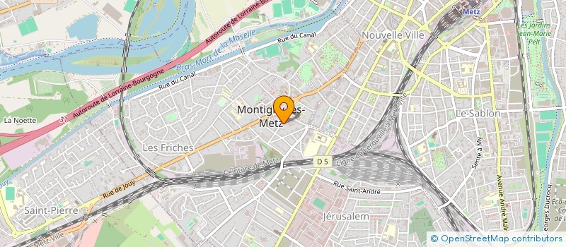 localisation de l'entreprise SOCIETE CIVILE IMMOBILIERE DU GROS HORLOGE FOCH 54 à MONTIGNY-LES-METZ