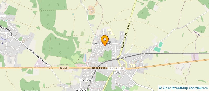 localisation de l'entreprise SOCIETE CIVILE IMMOBILIERE DU HAUT GENAY, SCI DU HAUT GENAY  SAINT-JULIEN-L'ARS