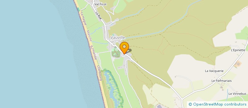 localisation de l'entreprise SOCIETE CIVILE IMMOBILIERE DU JARDIN DE LA FORGE  LA HAGUE