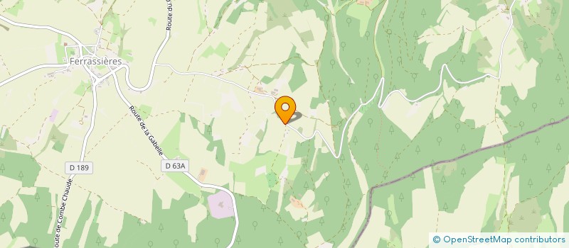 localisation de l'entreprise SOCIETE CIVILE IMMOBILIERE DU JAS DE ROSINE  FERRASSIERES