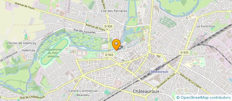localisation de l'entreprise SOCIETE CIVILE IMMOBILIERE DU LAVOIR à CHATEAUROUX