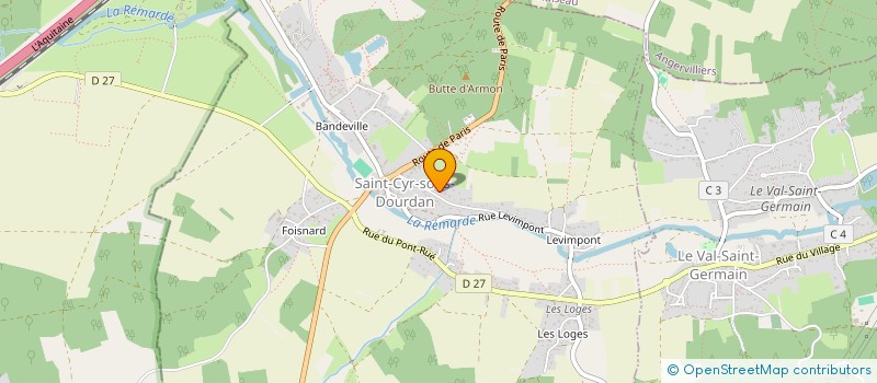 localisation de l'entreprise SOCIETE CIVILE IMMOBILIERE DU LIEUDIT LES PENDANTS  SAINT-CYR-SOUS-DOURDAN
