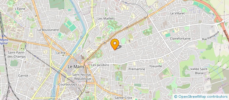 localisation de l'entreprise SOCIETE CIVILE IMMOBILIERE DU LINDOIS à LE MANS