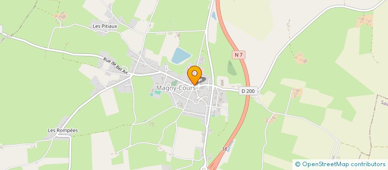 localisation de l'entreprise SOCIETE CIVILE IMMOBILIERE DU LION D OR à MAGNY-COURS