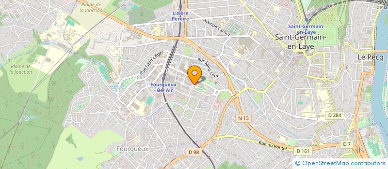 localisation de l'entreprise SOCIETE CIVILE IMMOBILIERE DU LYCEE CATHOLIQUE DE SARTROUVILLE-SOLYCAS  SAINT-GERMAIN-EN-LAYE