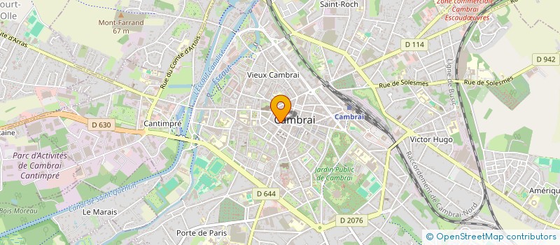 localisation de l'entreprise SOCIETE CIVILE IMMOBILIERE DU MAIL  CAMBRAI