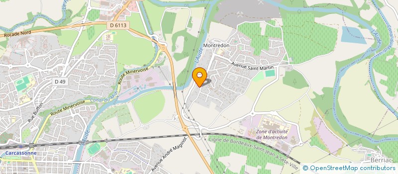 localisation de l'entreprise SOCIETE CIVILE IMMOBILIERE DU MANGE à CARCASSONNE