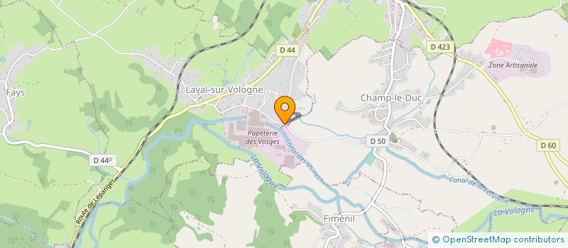 localisation de l'entreprise SOCIETE CIVILE IMMOBILIERE DU MANOIR M  LAVAL-SUR-VOLOGNE