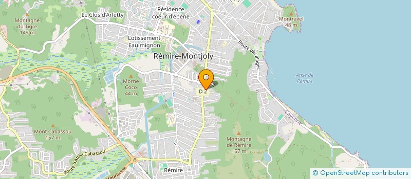 localisation de l'entreprise SOCIETE CIVILE IMMOBILIERE DU MARONI  CAYENNE