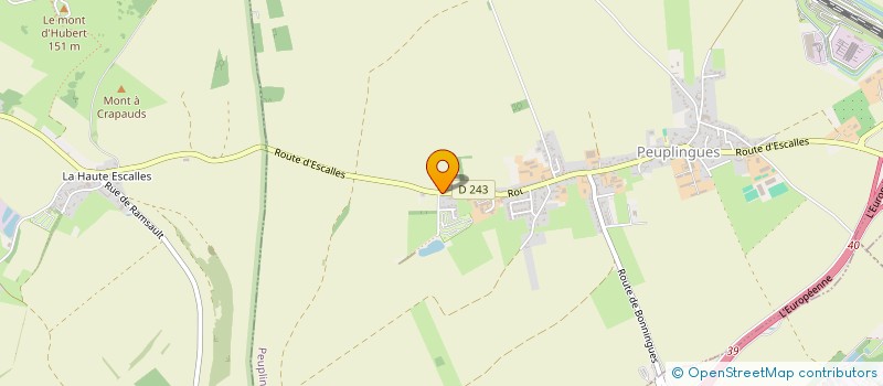 localisation de l'entreprise SOCIETE CIVILE IMMOBILIERE DU MONT PIMET  PEUPLINGUES