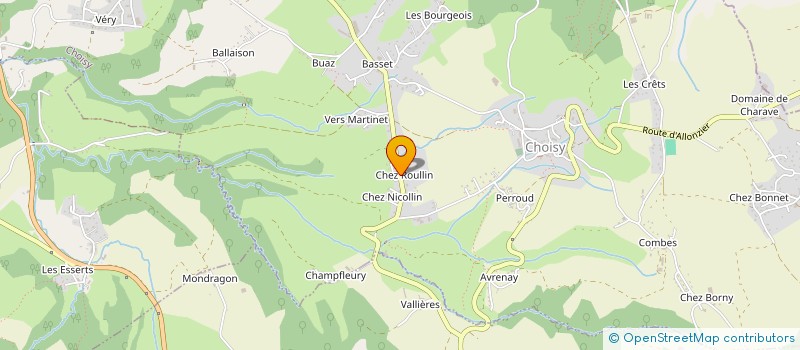 localisation de l'entreprise SOCIETE CIVILE IMMOBILIERE DU MONT SION  CHOISY