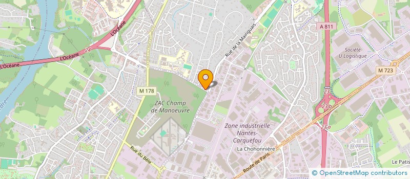 localisation de l'entreprise SOCIETE CIVILE IMMOBILIERE DU MOULIN D'EAU  CARQUEFOU