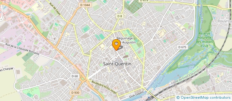localisation de l'entreprise SOCIETE CIVILE IMMOBILIERE DU MOULIN DE BOIS à SAINT-QUENTIN