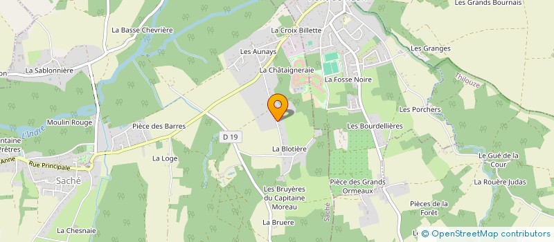 localisation de l'entreprise SOCIETE CIVILE IMMOBILIERE DU MOULIN DE LA MOTTE à AZAY-LE-RIDEAU