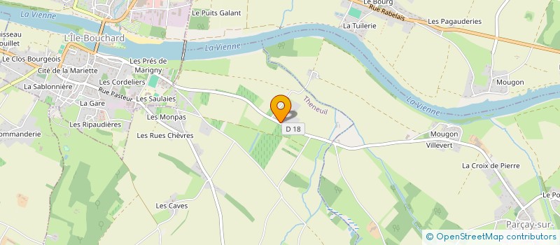 localisation de l'entreprise SOCIETE CIVILE IMMOBILIERE DU MOULIN DE LA PLANCHE  THENEUIL