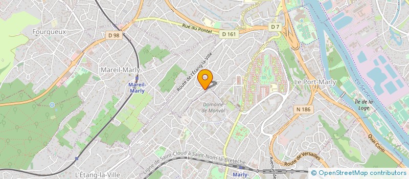 localisation de l'entreprise SOCIETE CIVILE IMMOBILIERE DU MOULIN GELY  LE PECQ