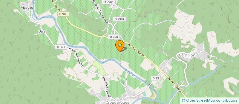 localisation de l'entreprise SOCIETE CIVILE IMMOBILIERE DU MOULINET  SAINT-ANDRE-DE-ROQUEPERTUIS