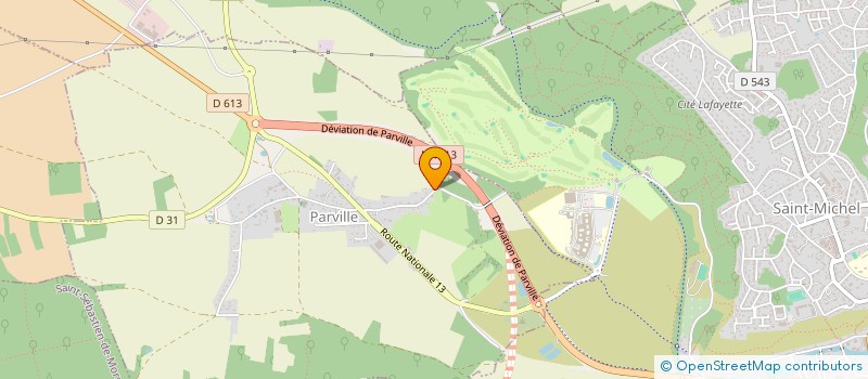 localisation de l'entreprise SOCIETE CIVILE IMMOBILIERE DU NOYER  PARVILLE