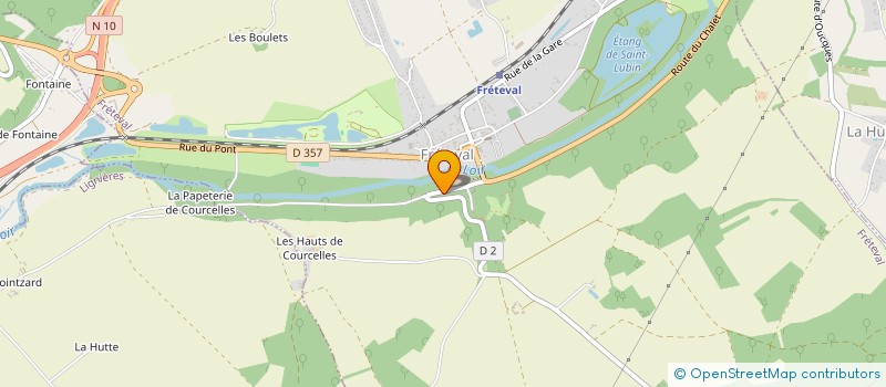 localisation de l'entreprise SOCIETE CIVILE IMMOBILIERE DU PALAIS à FRETEVAL