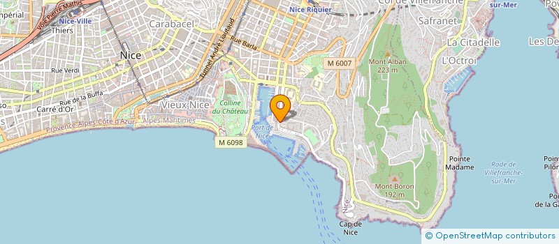localisation de l'entreprise SOCIETE CIVILE IMMOBILIERE DU PALAIS LAZARET à NICE