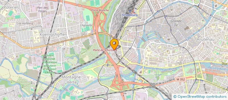 localisation de l'entreprise SOCIETE CIVILE IMMOBILIERE DU PARC VELTEN à STRASBOURG