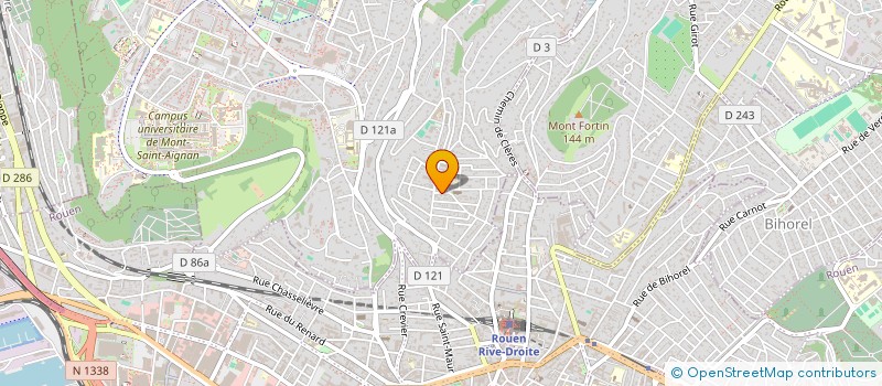 localisation de l'entreprise SOCIETE CIVILE IMMOBILIERE DU PARVIS  MONT-SAINT-AIGNAN