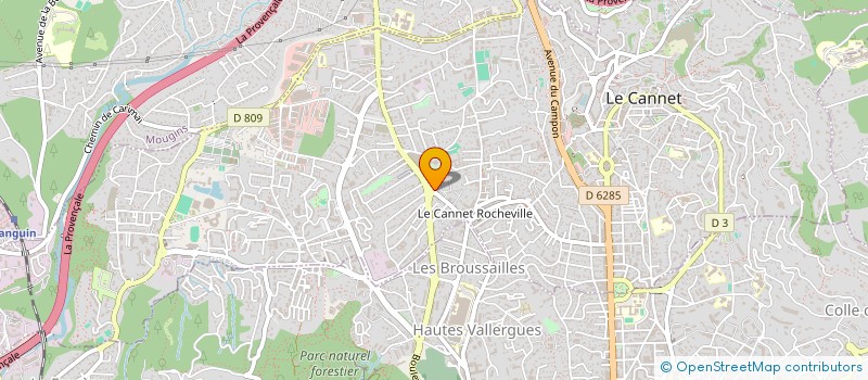 localisation de l'entreprise SOCIETE CIVILE IMMOBILIERE DU PETIT PUITS à LE CANNET