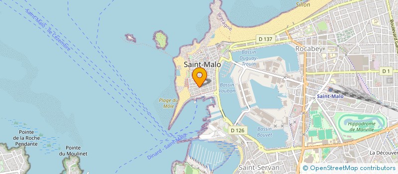 localisation de l'entreprise SOCIETE CIVILE IMMOBILIERE DU PHARE DE TOULOUSE  SAINT-MALO