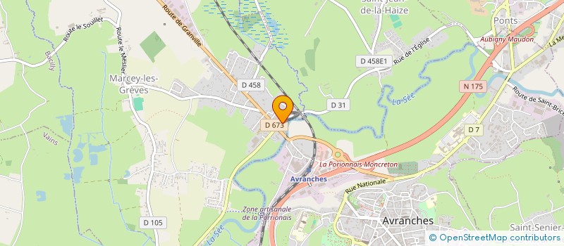 localisation de l'entreprise SOCIETE CIVILE IMMOBILIERE DU POLE MEDICAL DES GREVES  MARCEY-LES-GREVES