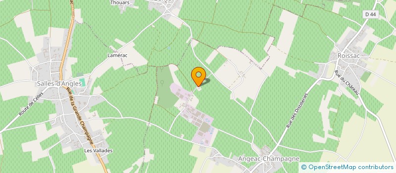 localisation de l'entreprise SOCIETE CIVILE IMMOBILIERE DU PONANT à ANGEAC-CHAMPAGNE
