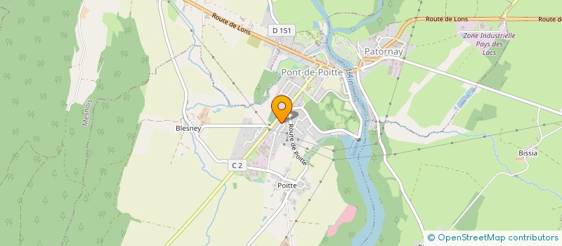 localisation de l'entreprise SOCIETE CIVILE IMMOBILIERE DU PONT DE L'AIN  CHATILLON