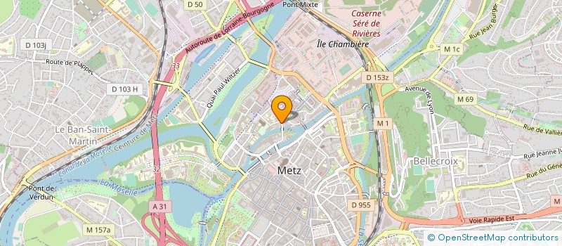 localisation de l'entreprise SOCIETE CIVILE IMMOBILIERE DU PONT MOREAU  METZ