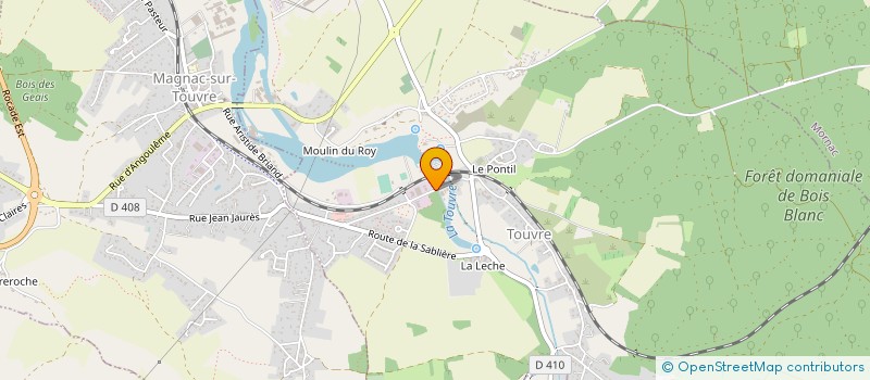 localisation de l'entreprise SOCIETE CIVILE IMMOBILIERE DU PONTIL  TOUVRE