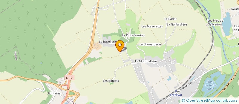 localisation de l'entreprise SOCIETE CIVILE IMMOBILIERE DU POT D'ETAIN à FRETEVAL