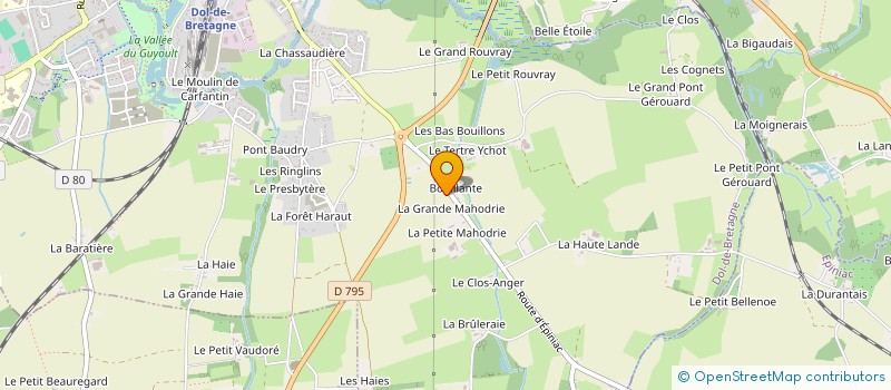 localisation de l'entreprise SOCIETE CIVILE IMMOBILIERE DU PRESSOIR  DOL DE BRETAGNE
