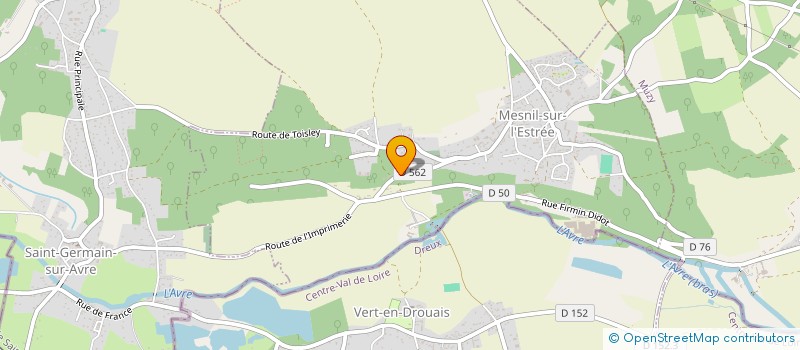 localisation de l'entreprise SOCIETE CIVILE IMMOBILIERE DU PRIEURE D'HEUDREVILLE  MESNIL-SUR-L'ESTREE