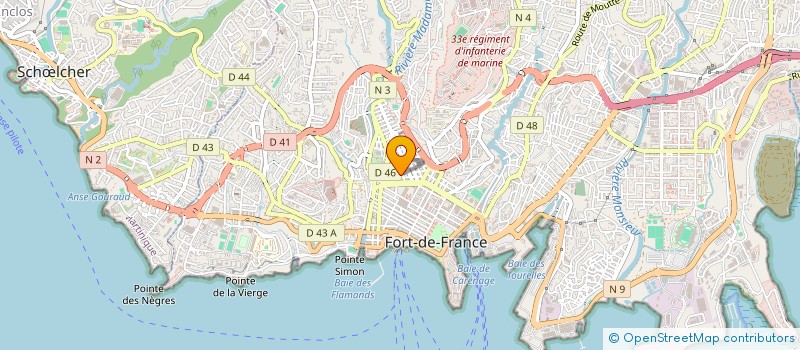 localisation de l'entreprise SOCIETE CIVILE IMMOBILIERE DU RAMIER à FORT DE FRANCE