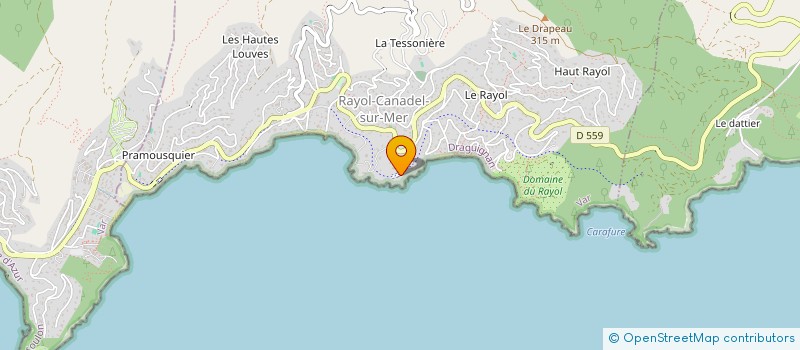 localisation de l'entreprise SOCIETE CIVILE IMMOBILIERE DU RAYOL CANADEL à RAYOL-CANADEL-SUR-MER