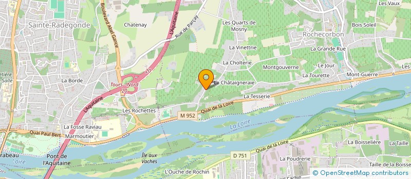 localisation de l'entreprise SOCIETE CIVILE IMMOBILIERE DU RENFERME DE VALLENAY  ROCHECORBON