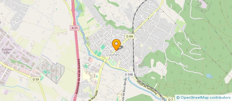 localisation de l'entreprise SOCIETE CIVILE IMMOBILIERE DU ROCHER DU DRAGON  AIX-EN-PROVENCE