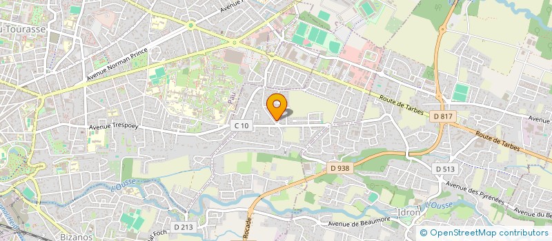 localisation de l'entreprise SOCIETE CIVILE IMMOBILIERE DU ROI SOLEIL  BIZANOS