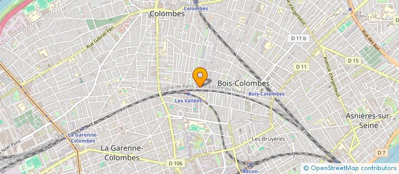 localisation de l'entreprise SOCIETE CIVILE IMMOBILIERE DU SIX RUE GALVANI à COLOMBES