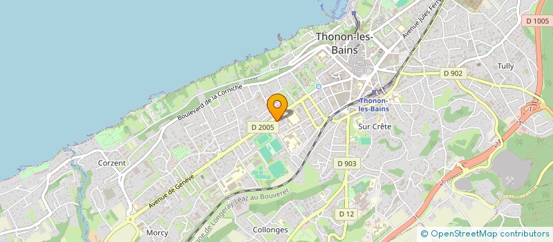 localisation de l'entreprise SOCIETE CIVILE IMMOBILIERE DU SOLEIL à THONON-LES-BAINS