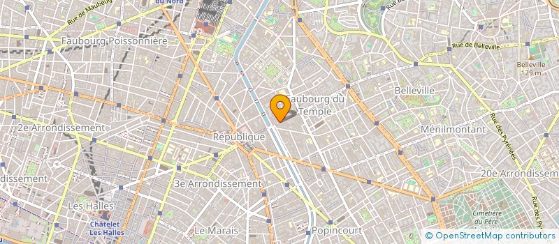 localisation de l'entreprise SOCIETE CIVILE IMMOBILIERE DU TEMPLE  PARIS 10